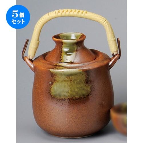 Toshi 備前焼 川端文男作 自然練込 徳利 共布 共箱 V 7597 Toshi