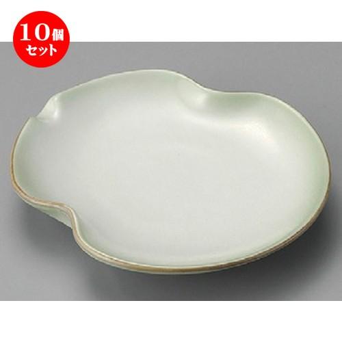 10個セット ☆ 丸皿 ☆ 葵瓢銘々皿 [ 130 x 123 x 23mm ] 【料亭 旅館 和食器 飲食店 業務用 】