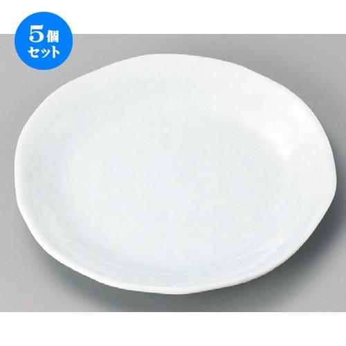 5個仕掛ける ☆ 丸皿 ☆ やよい7.5皿 [ 236 x 25粍 ] 【小料理屋 はたご屋 和食器 飲食店 御役目用 】 食器、グラス、カトラリー-食器-皿