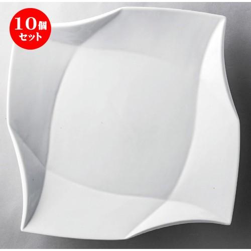 10個セット ☆ 洋食器 ☆ 白磁8吋クラフトプレート [ 215 x 26mm ] 【レストラン ホテル 飲食店 洋食器 業務用 】