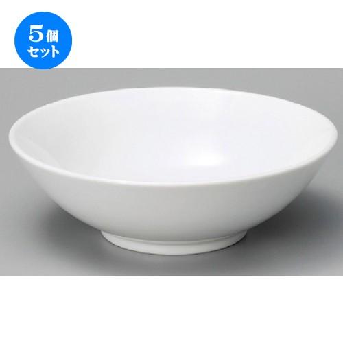 5個セット ☆ 中華丼 ☆ 白磁九州ミニ丼 [ 180 x 62mm ] 【中華食器 ラーメン店 飲食店 業務用 】