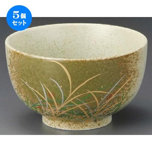 5個セット ☆ 多用丼 ☆ 金彩武蔵野4.0多用碗 [ 127 x 76mm ] 【料亭 旅館 和食器 飲食店 業務用 】