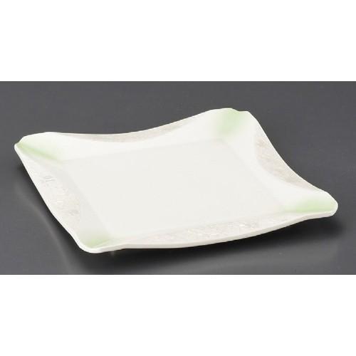 ☆ 正角皿 ☆ ラスターヒワ正角大皿 [ 250 x 250 x 20mm ] 【料亭 旅館 和食器 飲食店 業務用 】