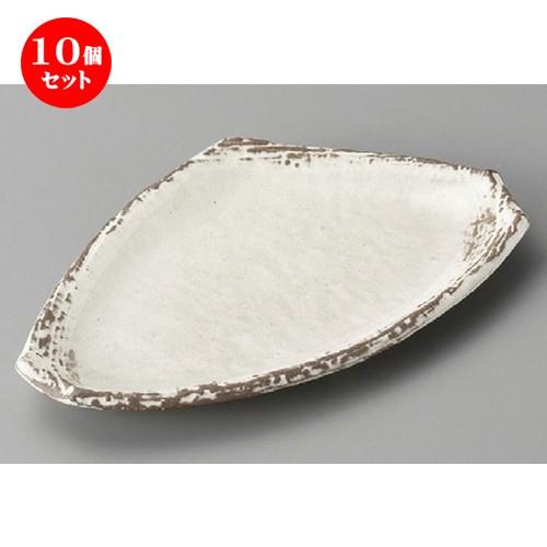 10個セット ☆ 変形皿 ☆ 御本手7.5盛皿 [ 225 x 132 x 20mm ] | 盛皿 大皿 和食器 洋食器 おしゃれ 業務用