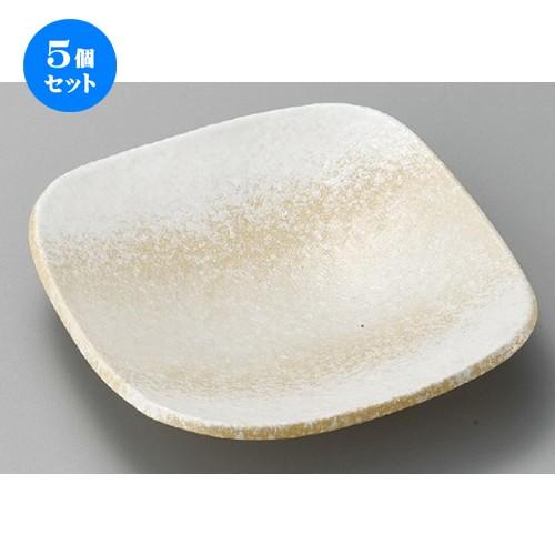 5個仕掛ける ☆ 正角皿 ☆ 白ブリザード6.5正角皿 [ 155 x 154 x 33粍 ] 【小料理屋 はたご屋 和食器 飲食店 御役目用 】 食器-キッチン、日用品、文具-食器、グラス、カトラリー