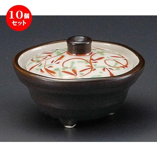 10個セット 南蛮花唐草蓋付珍味 [ 74 x 45mm ] | 珍味 料亭 旅館 和食器 飲食店 業務用