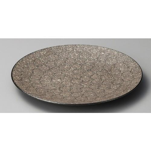 ☆ 大皿 黒林檎尺皿 [ 307 x 32mm ] 【料亭 旅館 和食器 飲食店 業務用