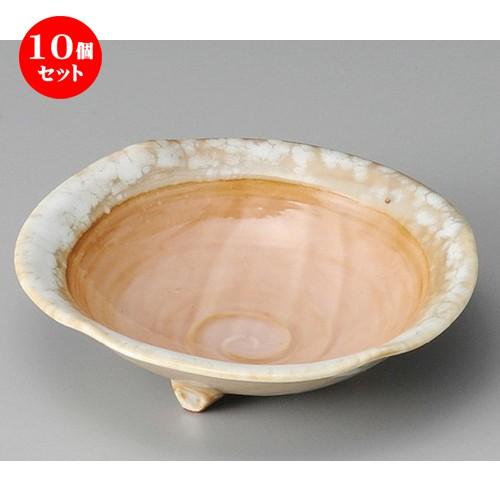 10個セット ☆ 向付 ☆ 胡桃三ツ足5.0浅鉢 [ 152 x 45mm ] 【料亭 旅館 和食器 飲食店 業務用 】