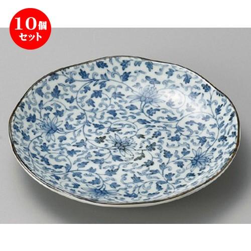 10個セット ☆ 組皿 ☆ 菊唐草5.0皿 [ 165 x 30mm ] 【料亭 旅館 和食器 飲食店 業務用 】