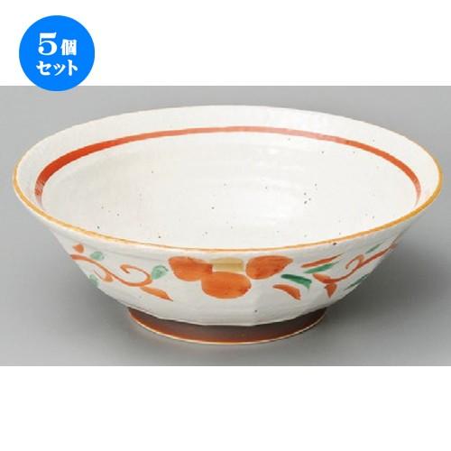 5個セット ☆ 中華丼 ☆ 花唐草6.8ラーメン丼 [ 210 x 85mm ] 【中華食器 ラーメン店 飲食店 業務用 】