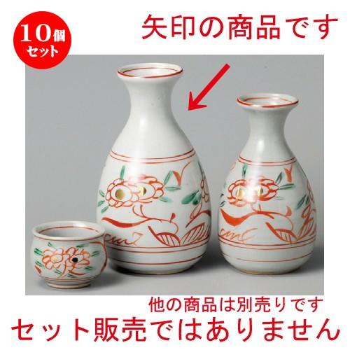 代引不可 10個セット 酒器 赤絵花大徳利 80 X 142mm 300cc 居酒屋 割烹 和食器 飲食店 業務用 正規品 Www Thedailyspud Com