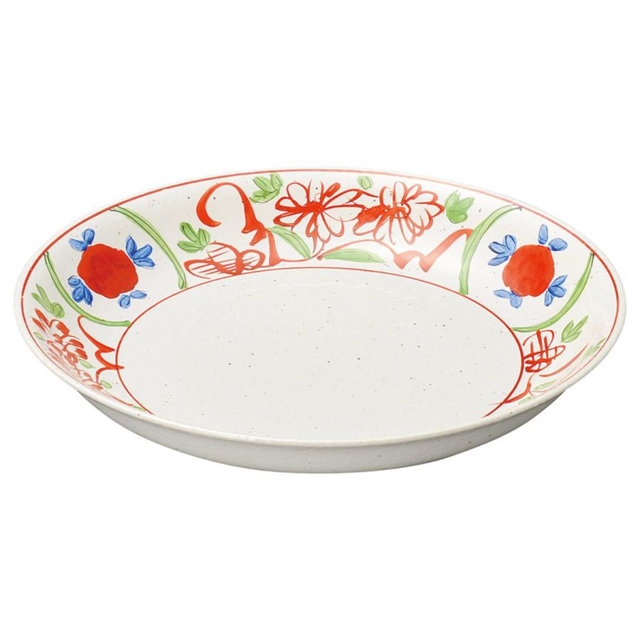 和食器 / 錦間取花 新型尺二深皿 寸法:365×63mm