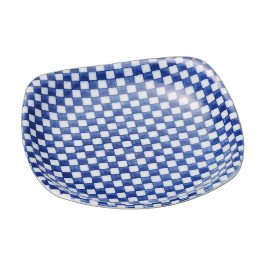 市松正角5.5皿 [ 15×15×3cm ] | 角皿 食器 かわいい おしゃれ
