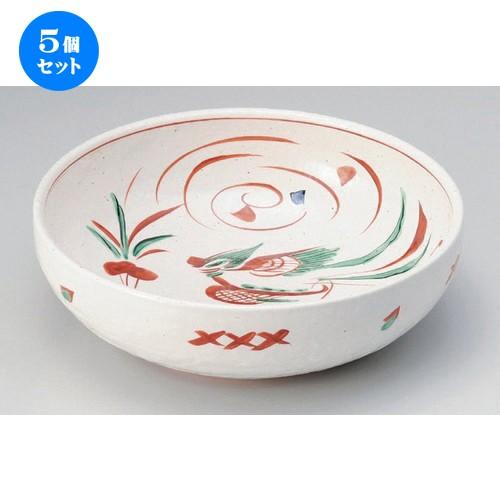 5個仕掛ける ☆ 盛鉢 ☆花鳥粉引8.0盛鉢 [ 25 x 7.5珊 1269g ] | 盛鉢 和食器 洋食器 かっこ良い 御役目用 食器-鉢、ボウル-食器、グラス、カトラリー