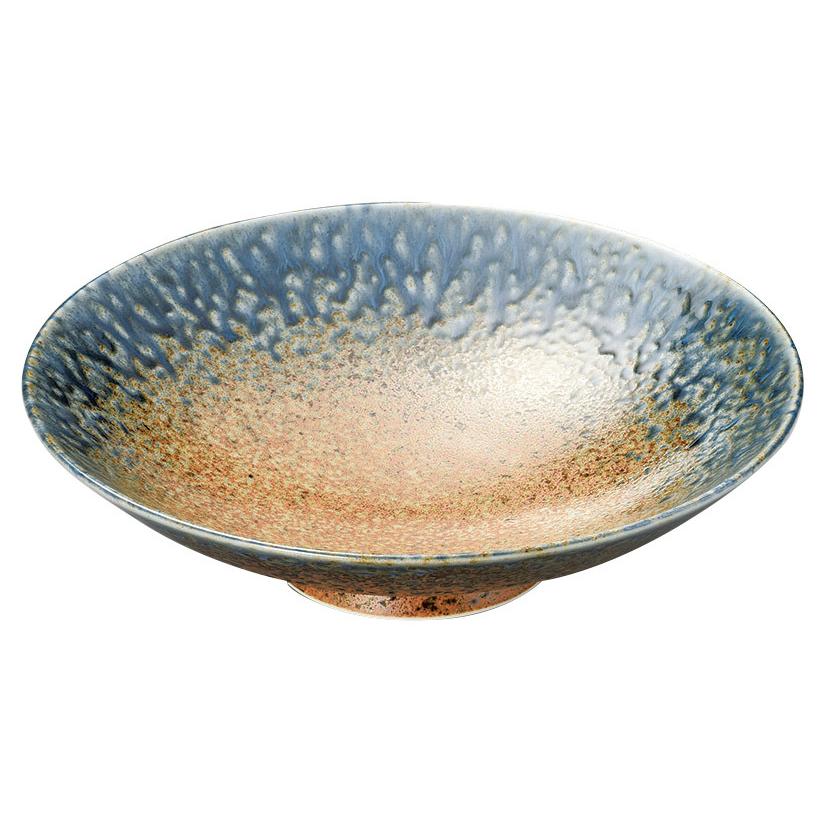 和食器 / 砂地藍流9寸盛鉢 寸法:28×7.7cm : せともの本舗 - 通販