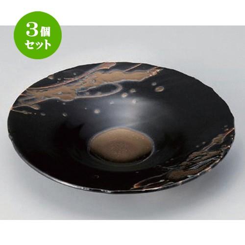 3個セット ☆ 向付 ☆ゴールド線模様6寸皿 [ 21.3 x 3.3cm 500g ] 【 料亭 旅館 和食器 飲食店 業務用 】