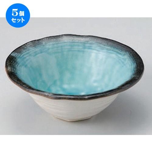 5個セット ☆ 中鉢 ☆スカイストライプ5寸鉢 [ 17 x 16 x 6.5cm 437g ] | 中鉢 和食器 洋食器 おしゃれ 業務用
