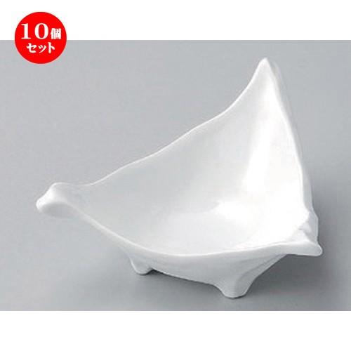 10個セット ☆ 小鉢 ☆白釉ちぎり小鉢 [ 14 x 12 x 6.8cm 138g ]  | 小鉢 和食器 洋食器 おしゃれ 業務用