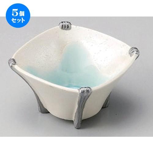 5個セット ☆ 小鉢 ☆湖水角小鉢 [ 10.5 x 6cm 180g ]  | 小鉢 和食器 洋食器 おしゃれ 業務用