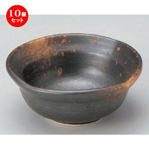 10個セット ☆ 組小鉢 ☆焼〆ナデ角小鉢 (中) [ 11 x 4.4cm 173g ]  | 小鉢 和食器 洋食器 おしゃれ 業務用