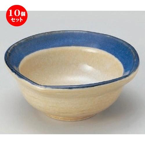 10個セット ☆ 組小鉢 ☆黄瀬戸ナデ角小鉢 (中) [ 11 x 4.4cm 174g ]  | 小鉢 和食器 洋食器 おしゃれ 業務用