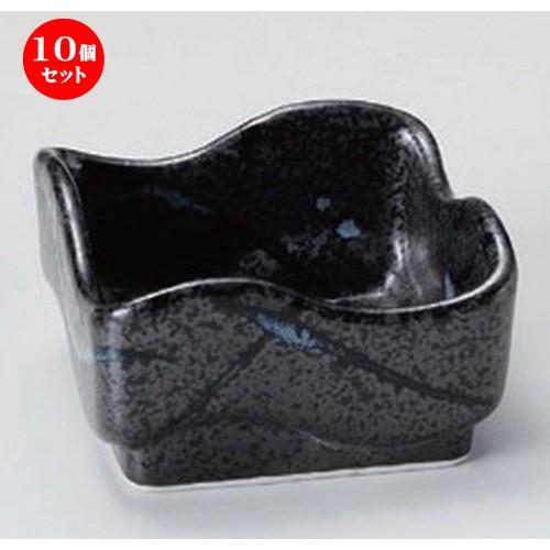 10個セット ☆ 小付 ☆黒潮3.5スタッキング小鉢 [ 7.7 x 7.7 x 4.5cm 151g ] 【 料亭 旅館 和食器 飲食店 業務用 】