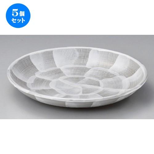 5個セット ☆ 丸皿 ☆うのふメン皿 [ 29 x 4.5cm 1200g ] 【 料亭 旅館 和食器 飲食店 業務用 】