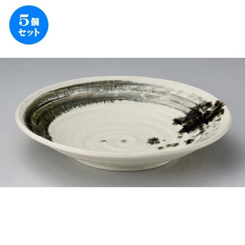 5個仕掛ける ☆ 丸皿 ☆荒引大皿 [ 29 x 5.4珊 1065g ] 【 小料理屋 はたご屋 和食器 飲食店 御役目用 】 皿-食器、グラス、カトラリー-食器