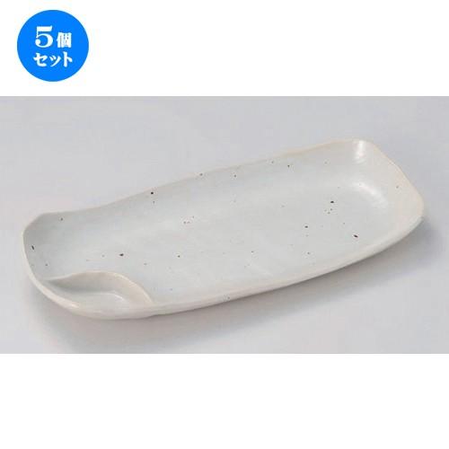 5個仕掛ける ☆ 中仕切り皿 ☆白いもの引仕切お盆 [ 33.7 x 15 x 4.3珊 689g ] 【 小料理屋 はたご屋 和食器 飲食店 御役目用 】 食器、グラス、カトラリー-皿