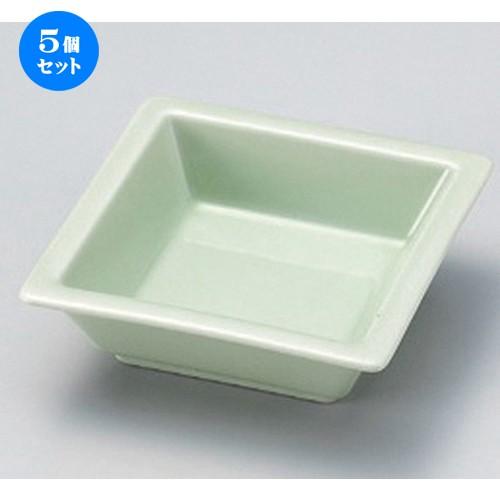 珍味入れ 緑交趾菊葉珍味入れ10客