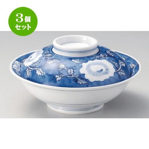 3個仕掛ける ☆ 平蓋向 ☆一珍山茶花8.0骨ムシ [ 24.8 x 12珊 1190g ] 【 小料理屋 はたご屋 和食器 飲食店 御役目用 】 キッチン、日用品、文具-蓋つき煮物椀-食器