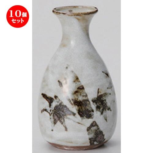10個セット ☆ 酒器 ☆雪見竹2号徳利 [ 7.5 x 14.3cm (300cc) 230g ] 【 割烹 居酒屋 和食器 飲食店 業務用 】
