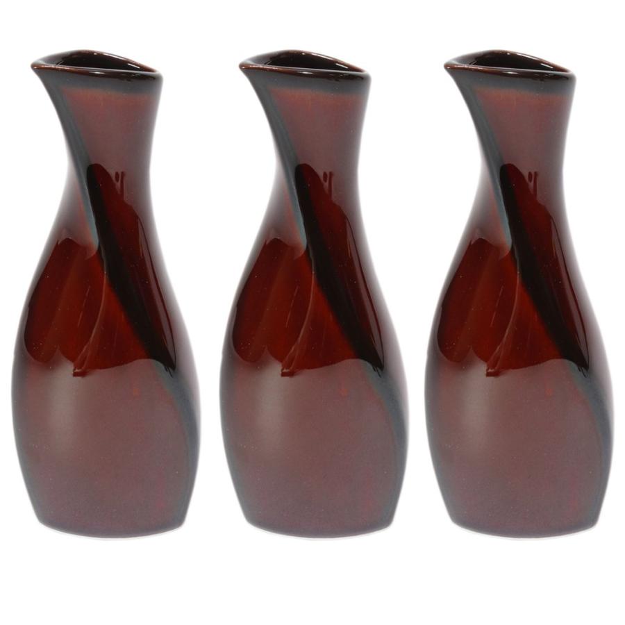 3個セット ☆ 酒器 ☆ウルシブラウンオリメ徳利小 [ 5.9 x 15.2cm (160cc) 155g ] 【 割烹 居酒屋 和食器 飲食店 業務用 】
