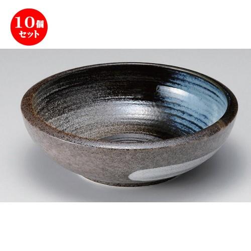 10個セット ☆ 組ボール ☆二色刷毛目括り手6.5深鉢 [ 20.4 x 6.3cm 660g ] | 中鉢 和食器 洋食器 おしゃれ 業務用