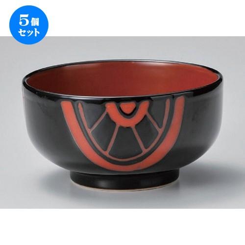 5個セット ☆ 多用丼 ☆御所車5.5深口ボール [ 17 x 9cm 769g ] 【 料亭 旅館 和食器 飲食店 業務用 】