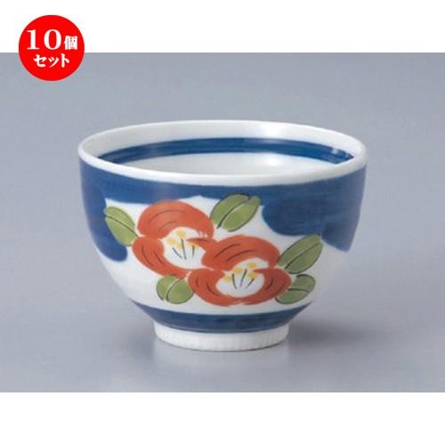 10個セット ☆ 多用碗 ☆錦山茶花多用丼 [ 12 x 8cm 330g ] 【 料亭 旅館 和食器 飲食店 業務用 】