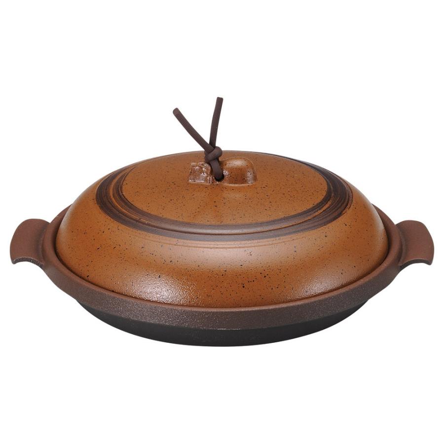 鍋用品 / 16cmやすらぎ丸陶板 浅型 春日 寸法:16×6(2.4)cm