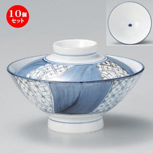 10個セット ☆ 大茶 ☆祥瑞大茶フタ付 [ 15.1 x 9.5cm 412g ] 【 料亭 旅館 和食器 飲食店 業務用 】