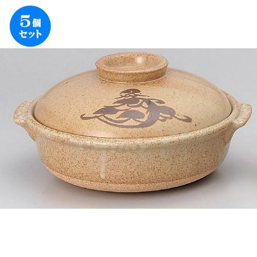 5個セット ☆ 有田焼土鍋 ☆10号深土鍋 [ 30 x 16.5cm 3500g ] 【 料亭 旅館 和食器 飲食店 業務用 鍋パーティー 冬 あったか 宴会 】