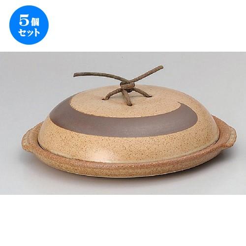5個セット ☆ 有田焼土鍋 ☆11号蓋付陶板 [ 33 x 10cm 4200g ] 【 料亭 旅館 和食器 飲食店 業務用 鍋パーティー 冬 あったか 宴会 】