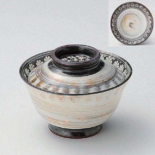 ☆ 煮物碗 ☆鈴木窯蓋物 [ 12 x 10cm 320g ] 【 料亭 旅館 和食器 飲食店 業務用 】