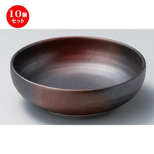 10個仕掛ける ☆ どんぶり鉢 ☆備前風石目8.0どんぶり鉢 [ 25 x 7.5珊 1246g ]| 大鉢 盛鉢 和食器 洋食器 かっこ良い 御役目用 食器-鉢、ボウル-キッチン、日用品、文具