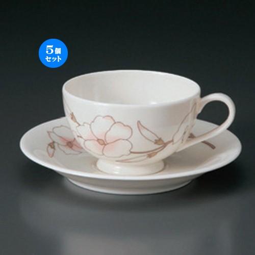 5個セット ☆ コーヒーカップ ☆NBヴォーグ紅茶C/S [ 11.5 x 9 x 5.5cm ・ 14.8 x 2.2cm ・ 260g ] 【 カフェ レストラン 洋食器 飲食店 業務用 】