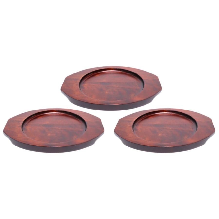 3個セット ☆ グラタン ☆丸グラタン敷台 (大) [ 23 x 17 x 1.5cm・内寸15cm 180g ] 【 カフェ レストラン 洋食器 飲食店 業務用 】