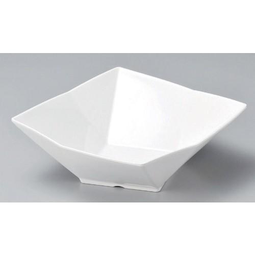 ☆ 越前漆器 ☆ (M) 折紙盛鉢 白大 32cm [ 32.5 x 32.5 x 10.8cm 1171g ] 【 ホテル レストラン 洋食器 飲食店 業務用 】