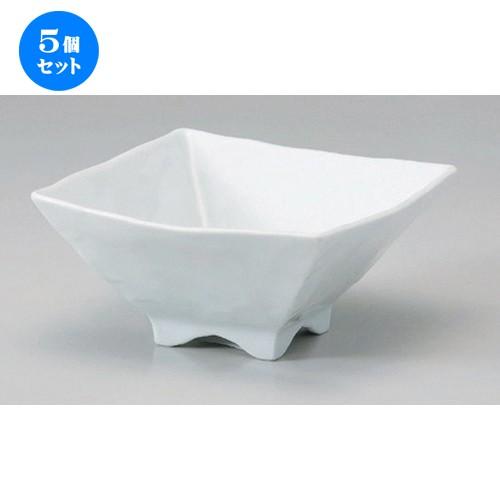 5個セット ☆ ラーメン鉢 ☆白7.0四角丼 [ 21 x 20.5 10cm 874g