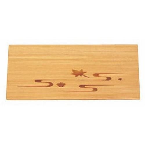 松花堂 ヘギ目松花堂用木蓋波春秋 [24.4 x 12.3 x 0.5cm] 木製品 (7-346-4) 料亭 旅館 和食器 飲食店 業務用