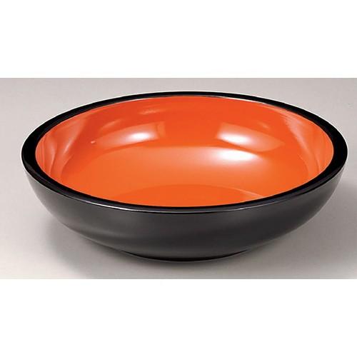 そば・うどん 尺5寸こね鉢黒内朱 [45φ x 10.5cm] 熱硬化性樹脂 