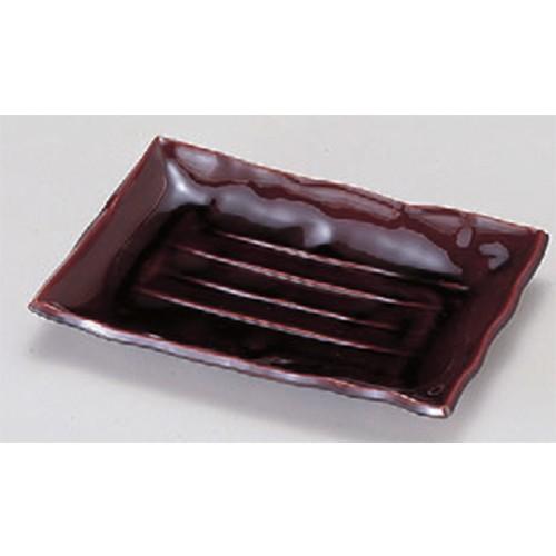 バイキング盛器 越前長手盛皿溜底黒塗尺5寸 SS塗 [46.5 x 32.5 x 4.1cm] ABS樹脂 (7-599-2) 料亭 旅館 和食器 飲食店 業務用