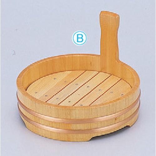 盛器 片手桶(スノ子付)7寸 [21φ x 15.2cm] 木製品 (7-719-13) 料亭 旅館 和食器 飲食店 業務用